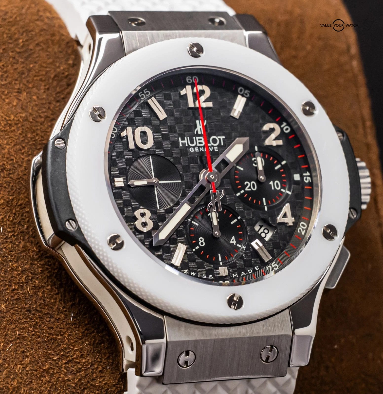 Hublot Big Bang 44 White Ceramic Steel Carbon Limited Edition 301.SH.131.RW - Image 11