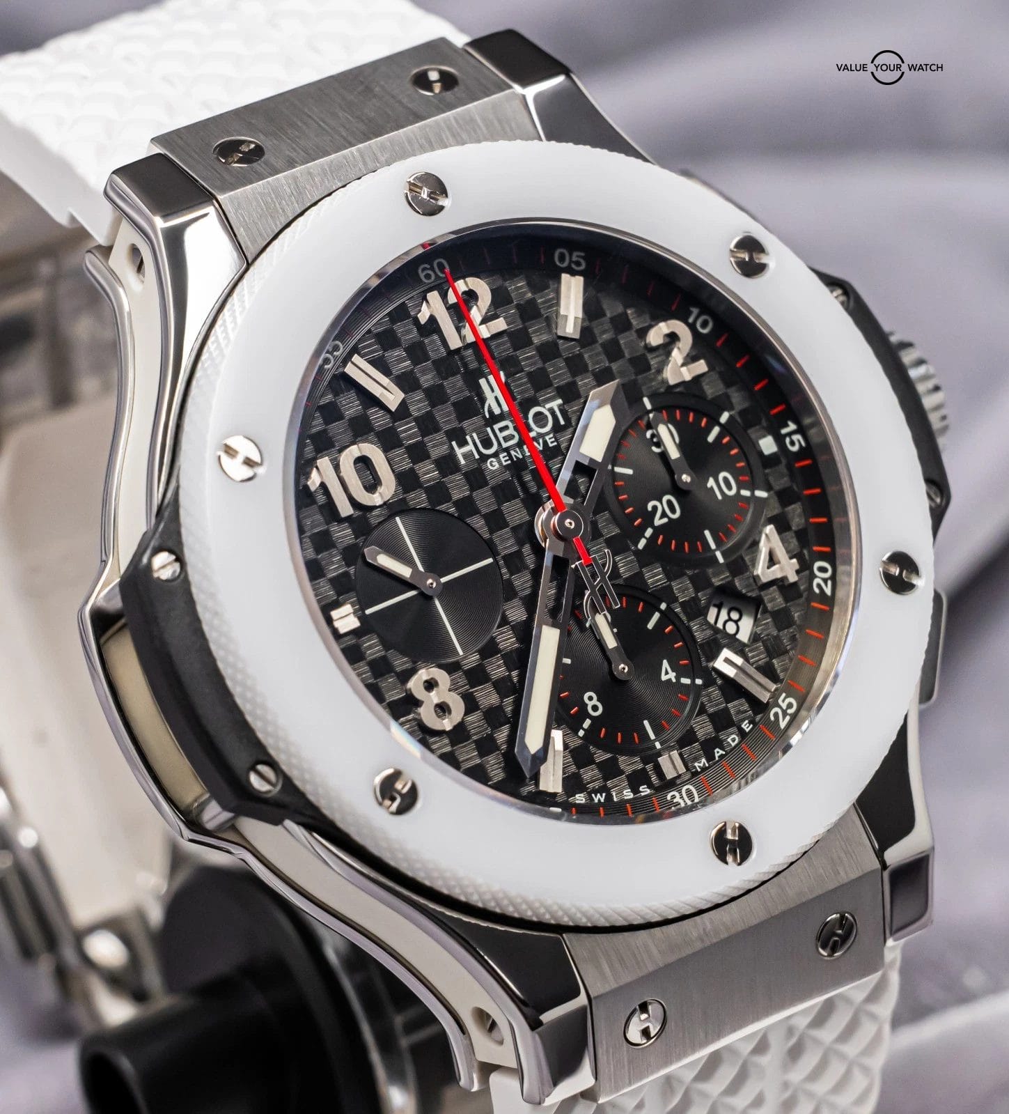 Hublot Big Bang 44 White Ceramic Steel Carbon Limited Edition 301.SH.131.RW - Image 12