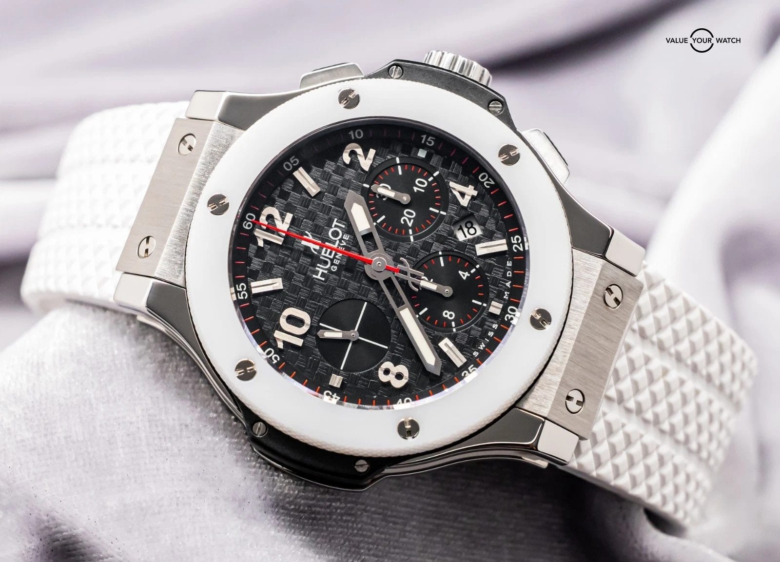 Hublot Big Bang 44 White Ceramic Steel Carbon Limited Edition 301.SH.131.RW - Image 15