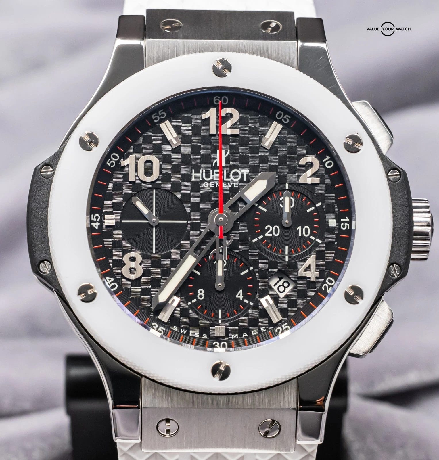 Hublot Big Bang 44 White Ceramic Steel Carbon Limited Edition 301.SH.131.RW