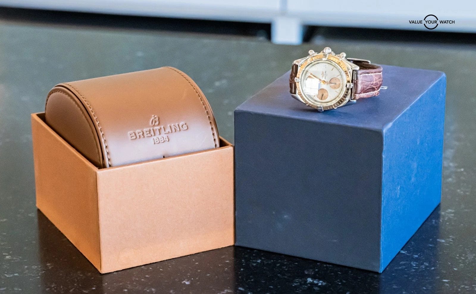 Breitling Chronomat 41 mm Yellow Gold & Steel SERVICED Vintage Automatic C13047 - Image 11