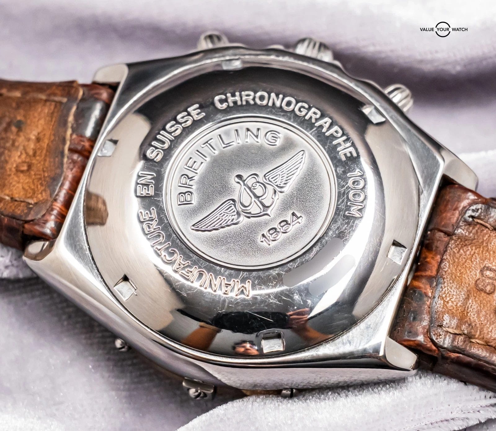 Breitling Chronomat 41 mm Yellow Gold & Steel SERVICED Vintage Automatic C13047 - Image 17