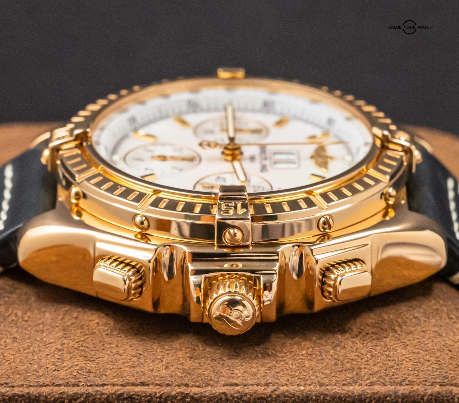 purity様 Breitling Crosswind Special 44 mm Yellow Gold Mother of Pearl