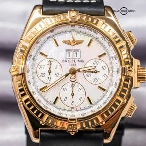 Breitling Crosswind Special 44 mm Yellow Gold Mother of Pearl Windrider K44355