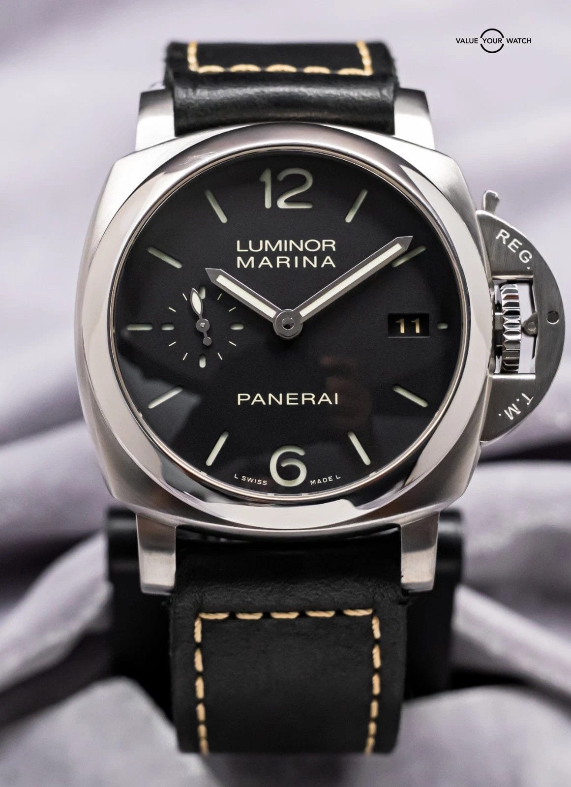 Panerai 392 Luminor Marina 42 mm 3 Days 1950 Black Dial PAM00392 PAM392 PAM - Image 3