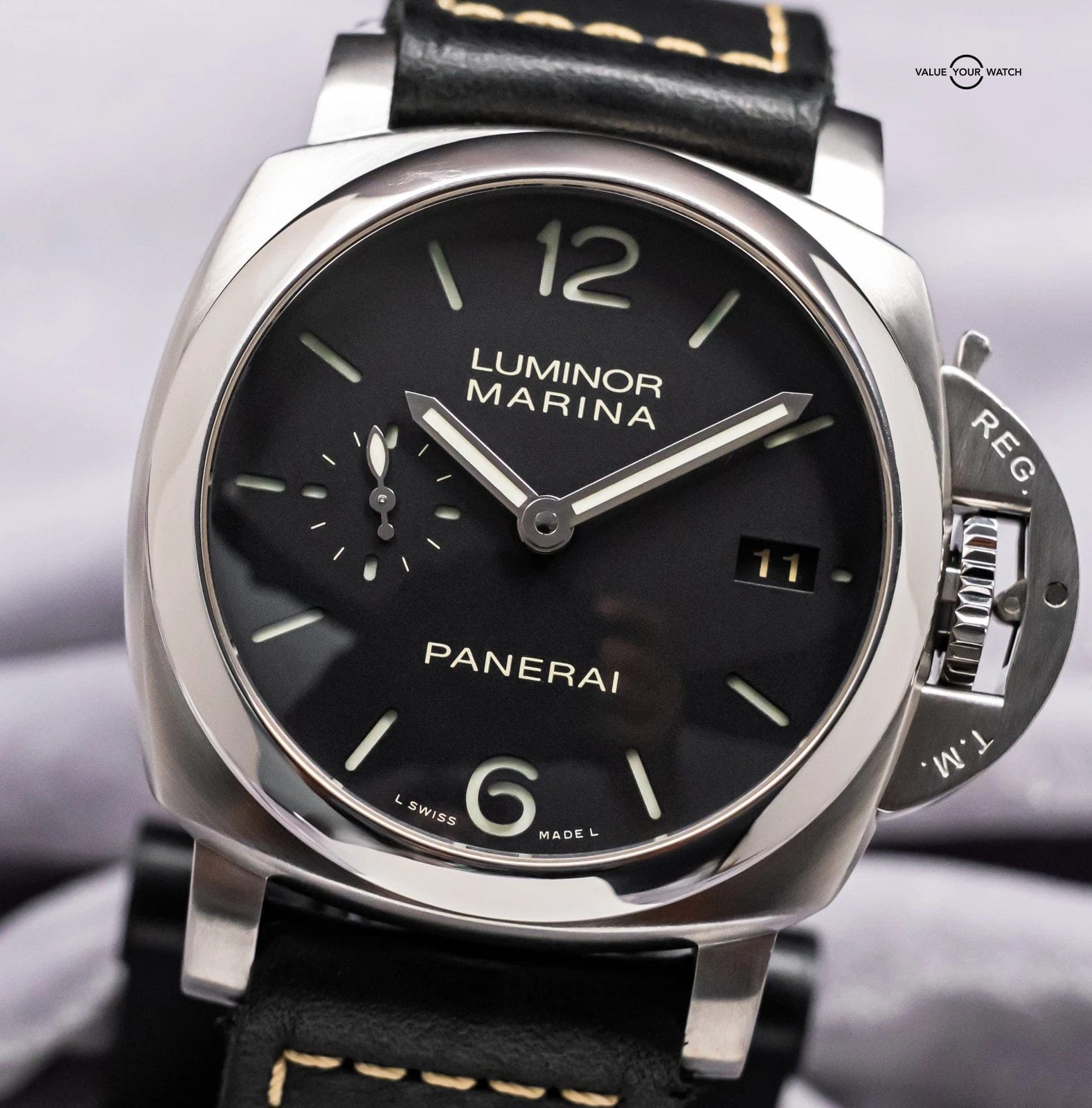 Panerai 392 Luminor Marina 42 mm 3 Days 1950 Black Dial PAM00392 PAM392 PAM - Image 4
