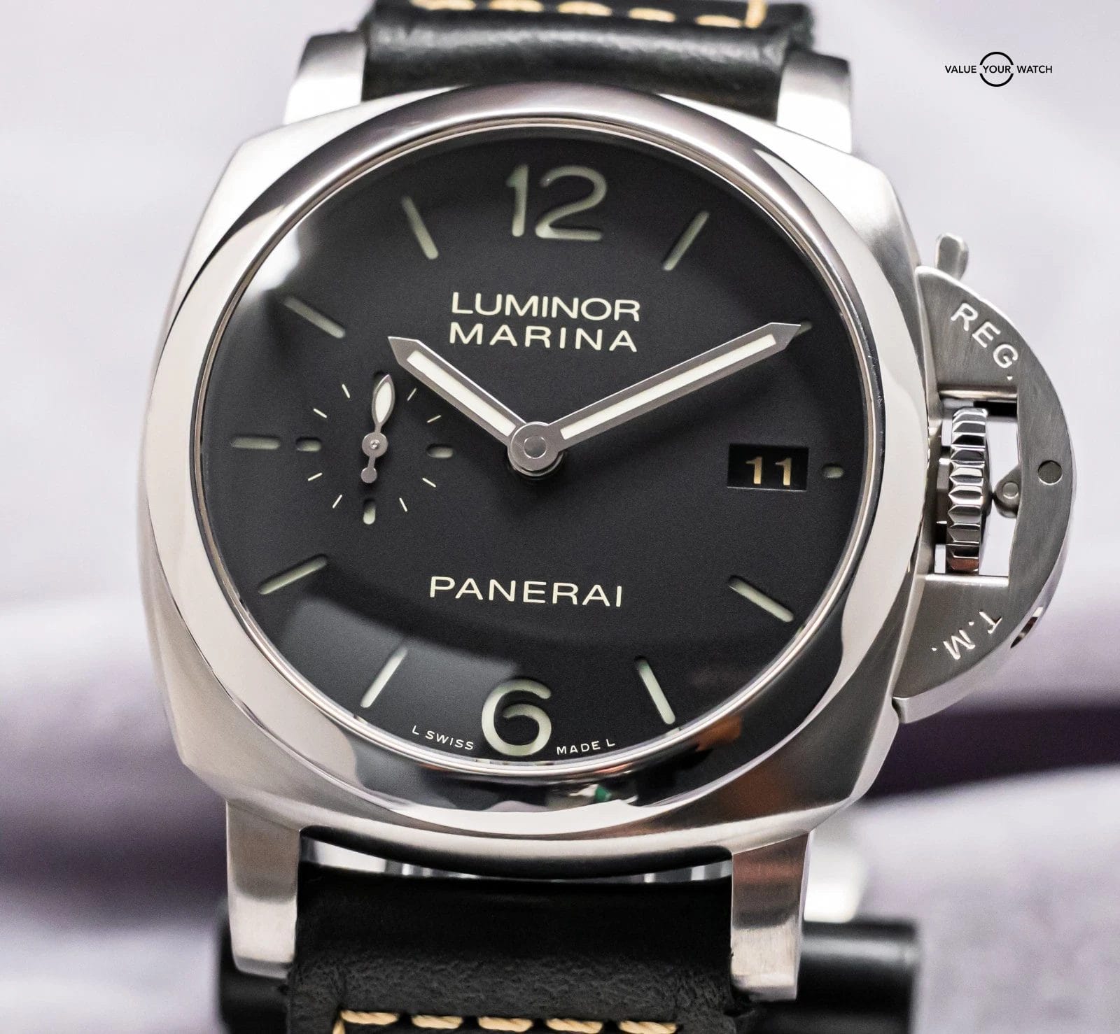 Panerai 392 Luminor Marina 42 mm 3 Days 1950 Black Dial PAM00392 PAM392 PAM - Image 10