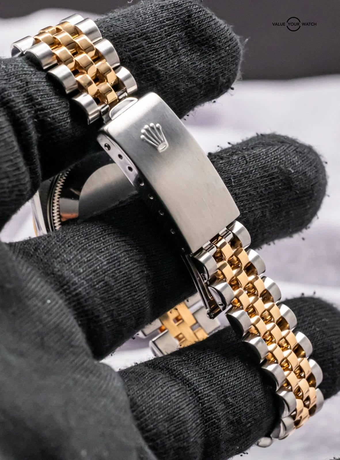 Rolex Datejust 31 mm Yellow Gold Complete Set Fluted Bezel Champagne Dial 68273 - Image 7