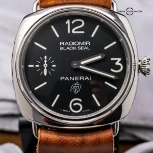 Panerai 380 Radiomir Black Seal 45 mm SERVICED Black Dial Manual-Wind Stainless