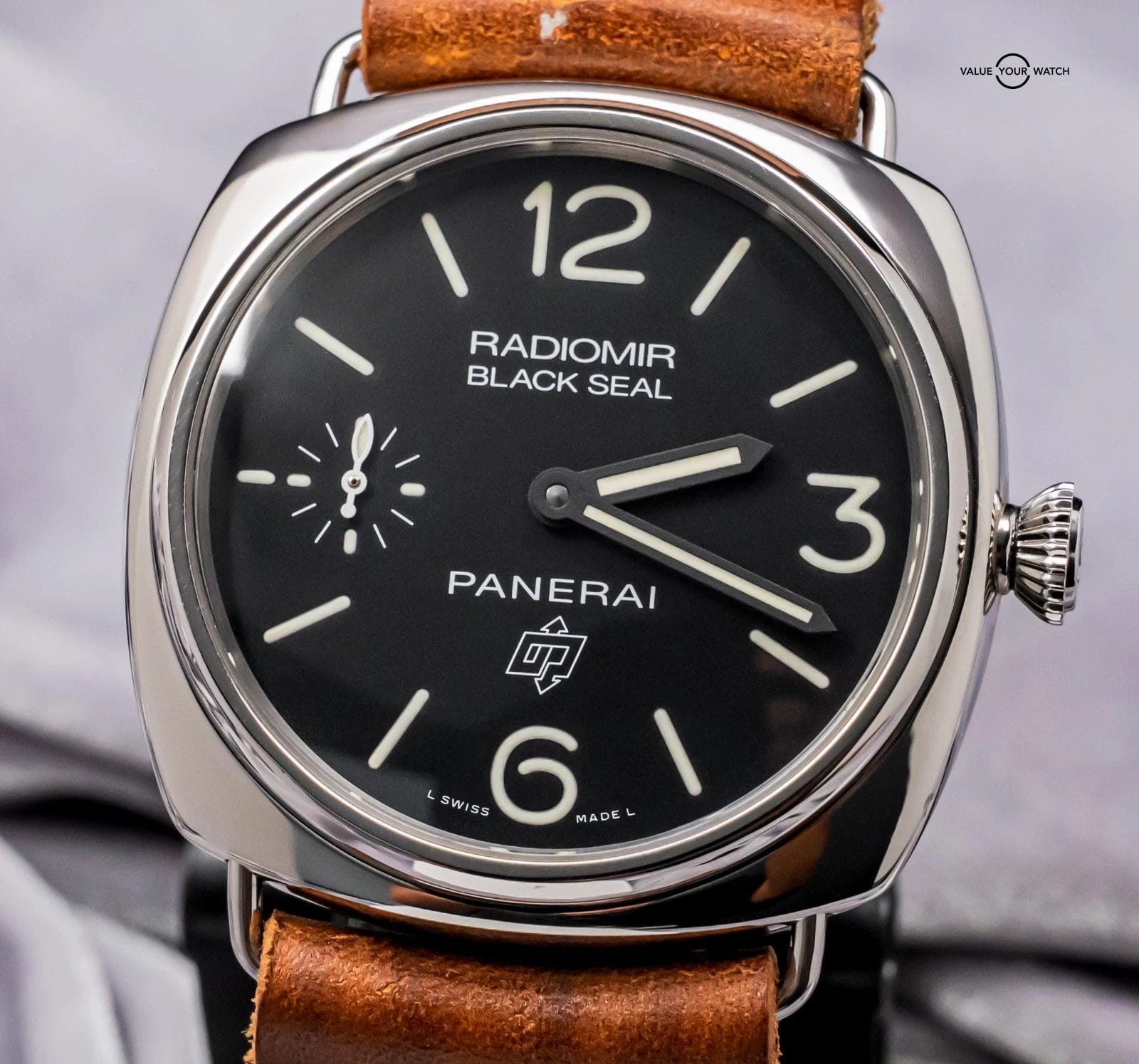 Panerai 380 Radiomir Black Seal 45 mm SERVICED Black Dial Manual-Wind Stainless - Image 10