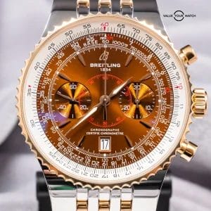 Breitling Montbrillant Legende 47mm Two-Tone Rose Gold Navitimer Complete C23340