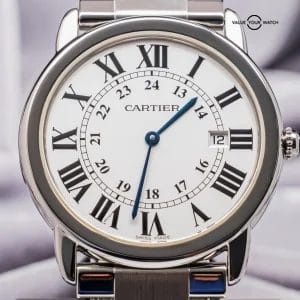 Cartier Ronde Solo De Cartier 36mm Silver Dial Bracelet Stainless 2934 W6701005