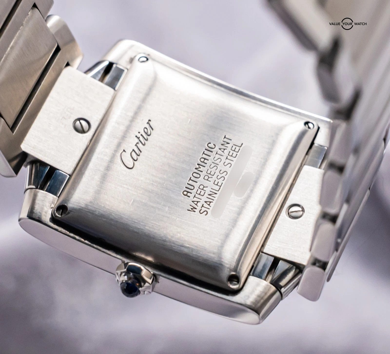 Cartier Tank Francaise Large Model Bracelet Automatic Stainless W51002Q3 - Image 2