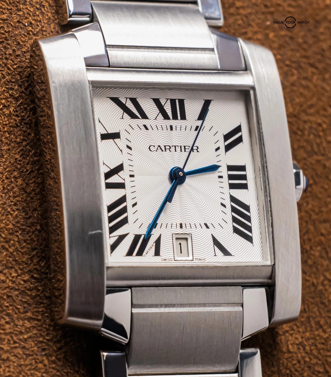 Cartier Tank Francaise Large Model Bracelet Automatic Stainless W51002Q3 - Image 16