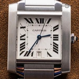 Cartier Tank Francaise Large Model Bracelet Automatic Stainless W51002Q3