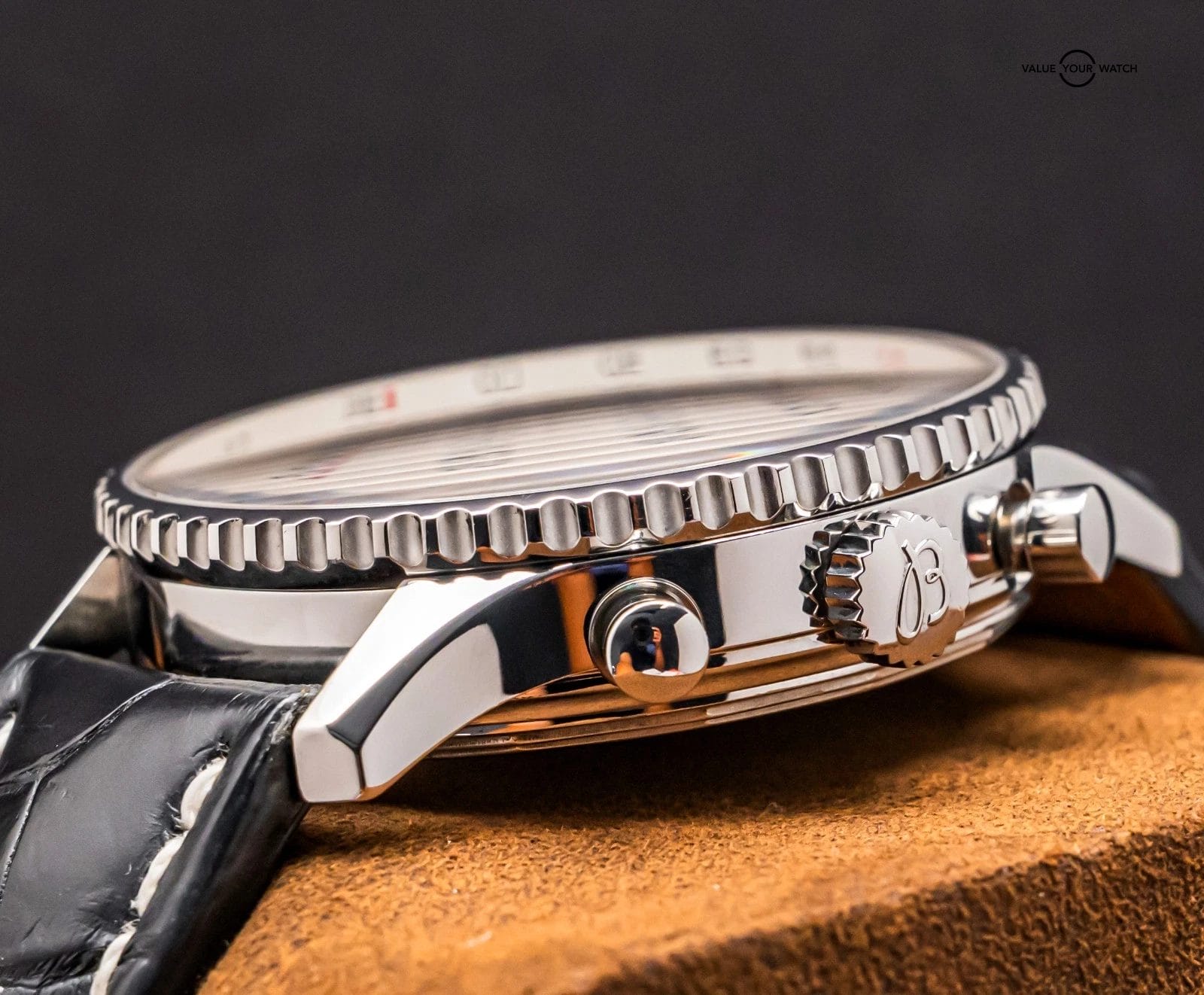 Breitling Navitimer 01 46 Black Dial $11K MSRP Croco Chronograph AB0127211B1P1 - Image 16