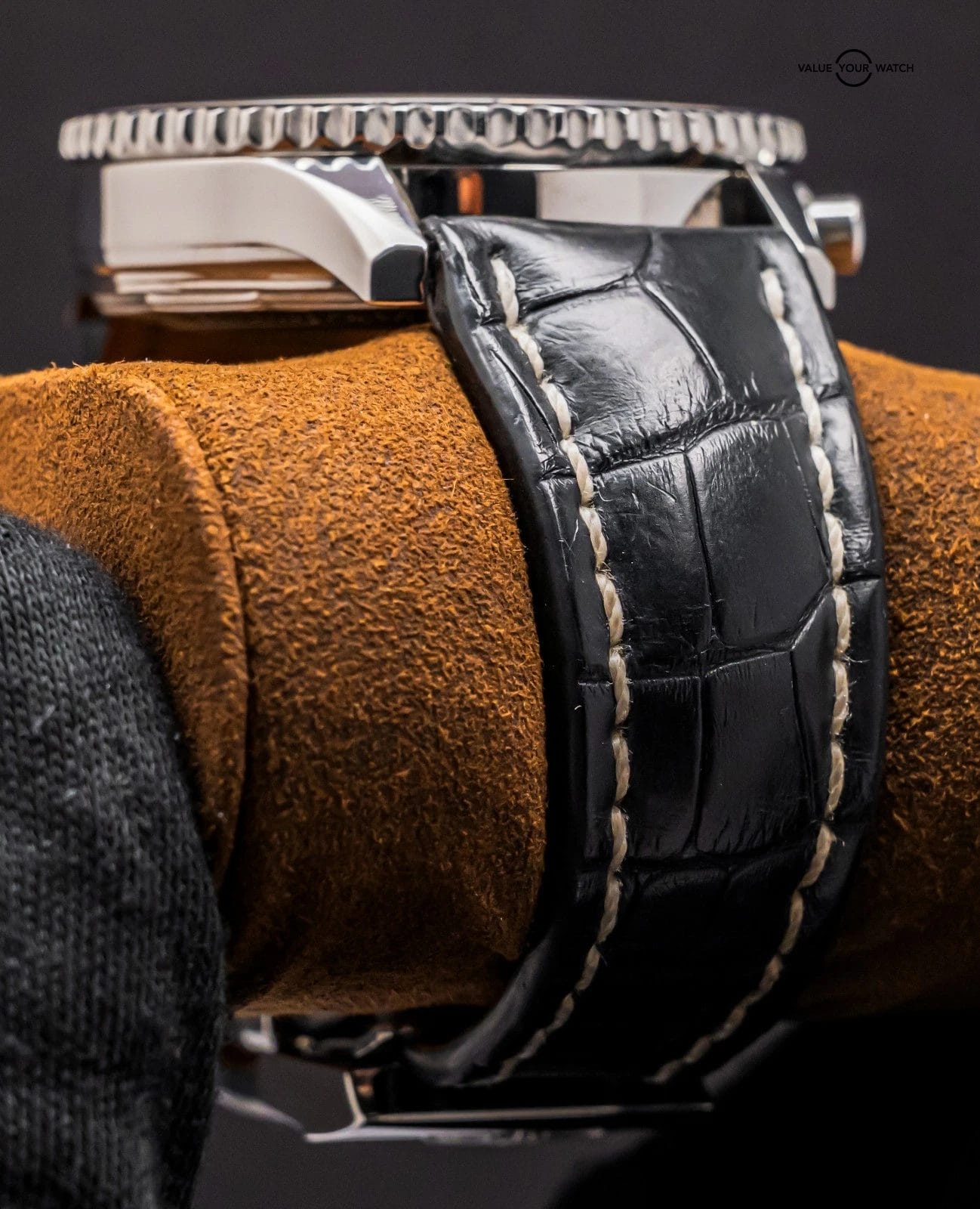 Breitling Navitimer 01 46 Black Dial $11K MSRP Croco Chronograph AB0127211B1P1 - Image 19