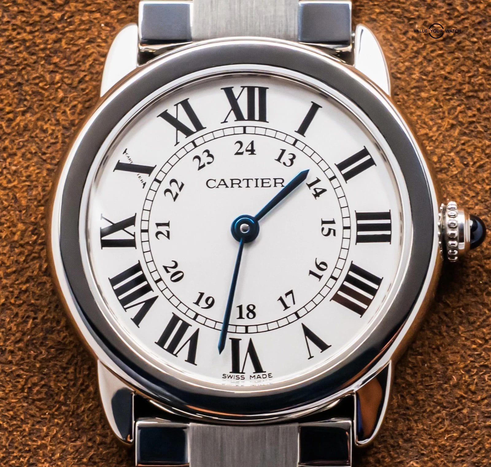 Cartier Ronde Solo De Cartier 29mm Silver Dial Stainless Date 2933 W6701004