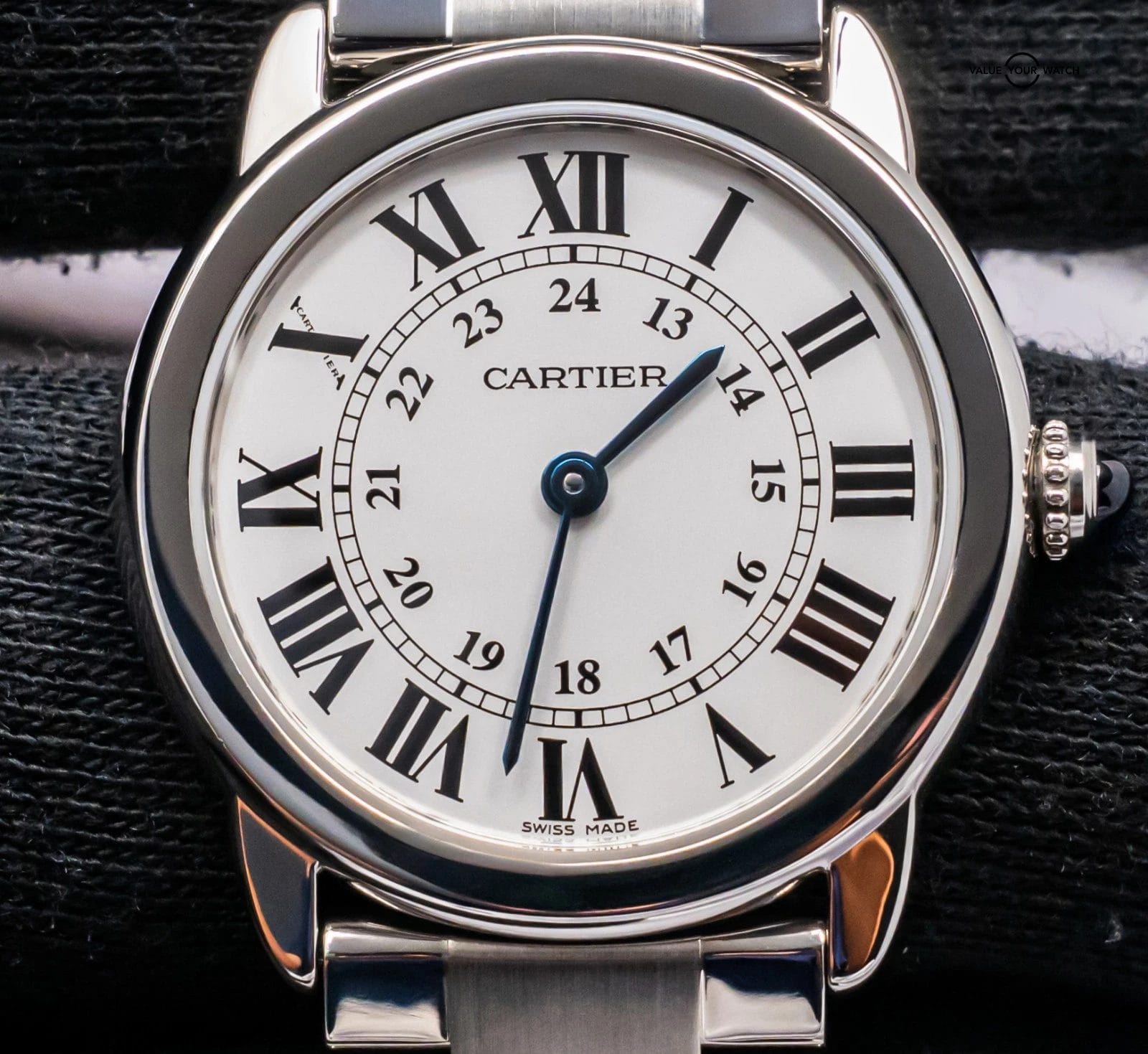 Cartier Ronde Solo De Cartier 29mm Silver Dial Stainless Date 2933 W6701004 - Image 4