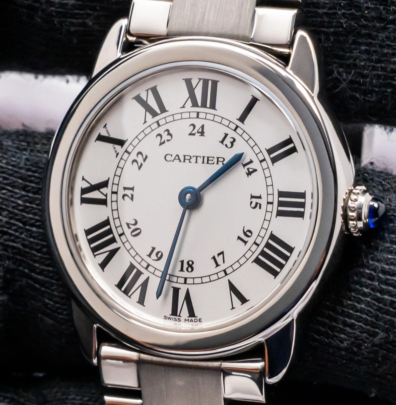 Cartier Ronde Solo De Cartier 29mm Silver Dial Stainless Date 2933 W6701004 - Image 6