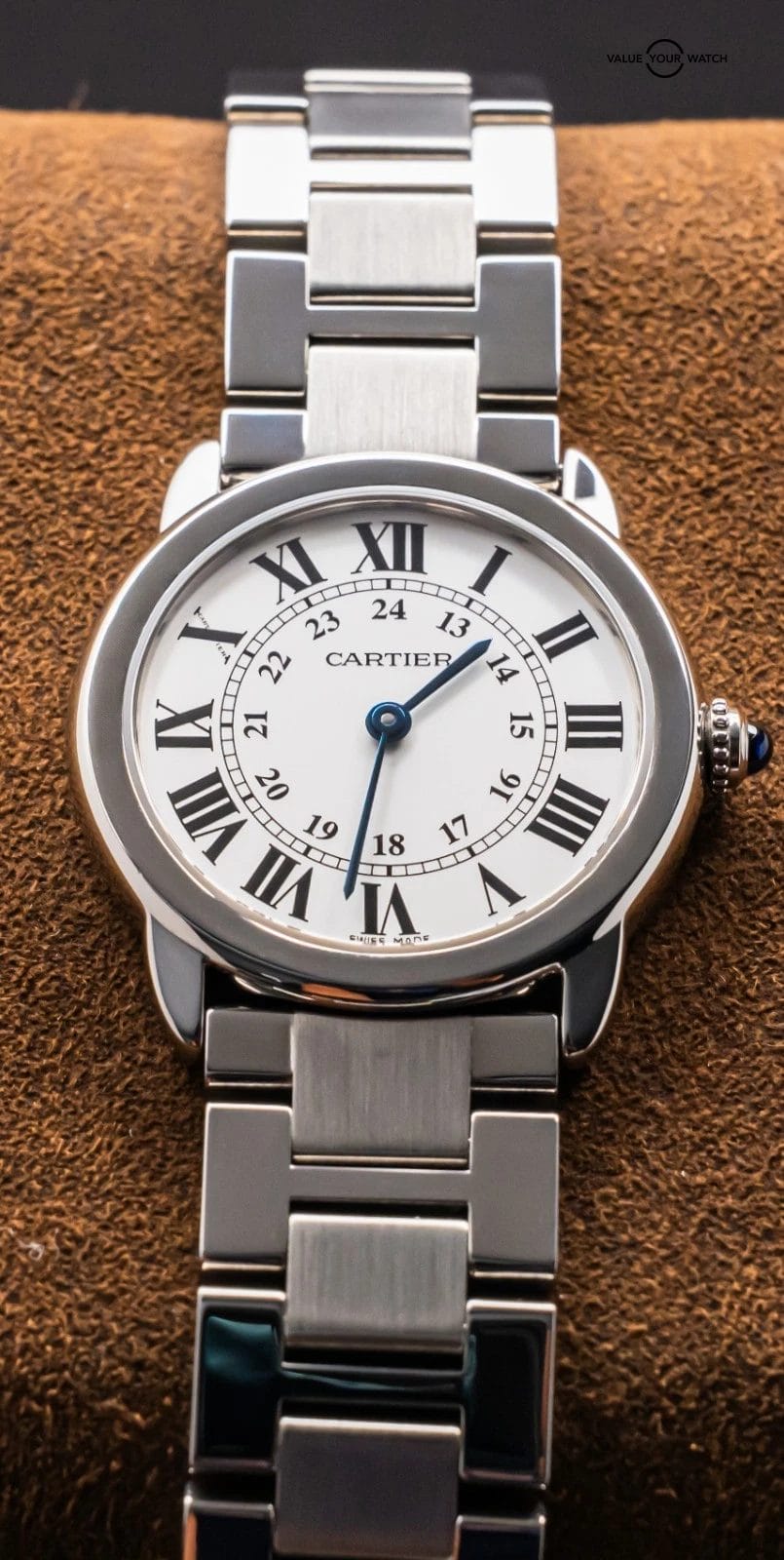 Cartier Ronde Solo De Cartier 29mm Silver Dial Stainless Date 2933 W6701004 - Image 11