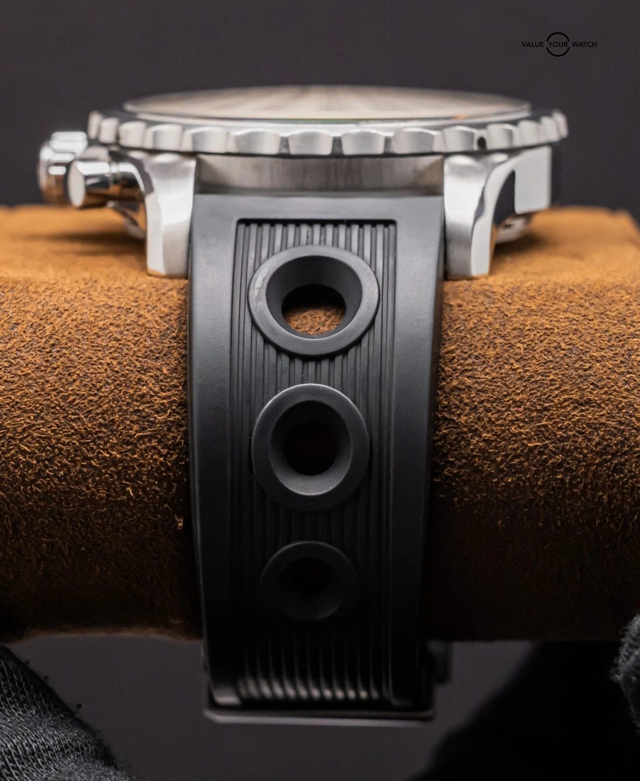 Breitling Chronospace 48mm Deploy GMT Chronograph Digital Gray Quartz A78365 - Image 16