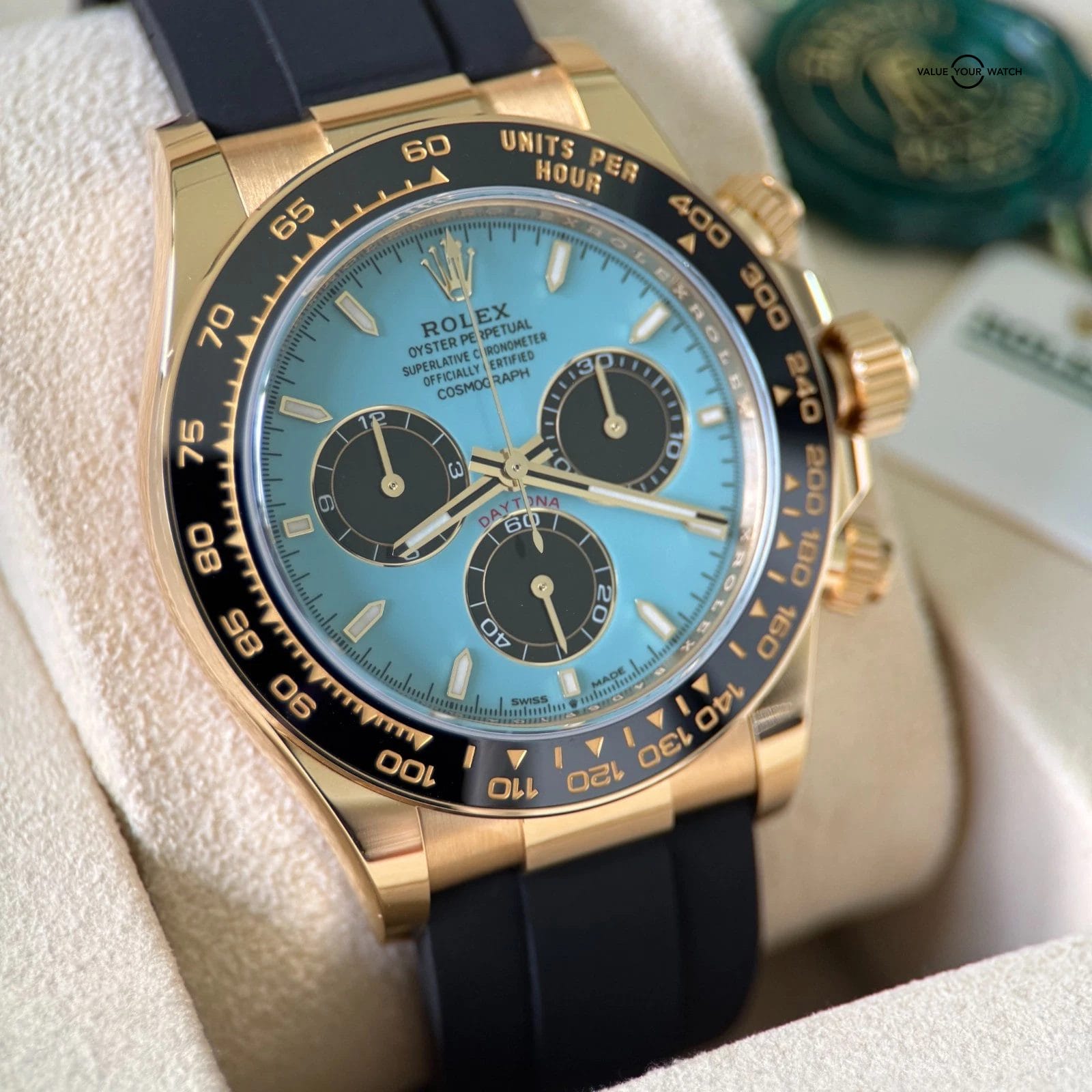 Rolex Daytona 2025 Rare Turquoise "Tiffany" dial - Immaculate Full Set - Image 3
