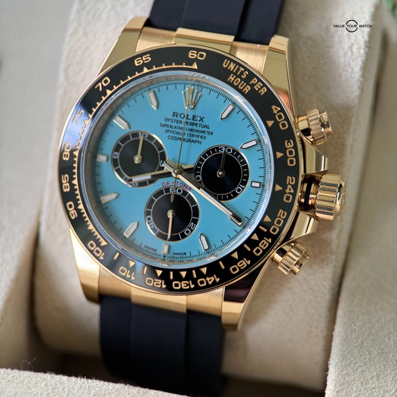 Rolex Daytona 2025 Rare Turquoise "Tiffany" dial - Immaculate Full Set - Image 4
