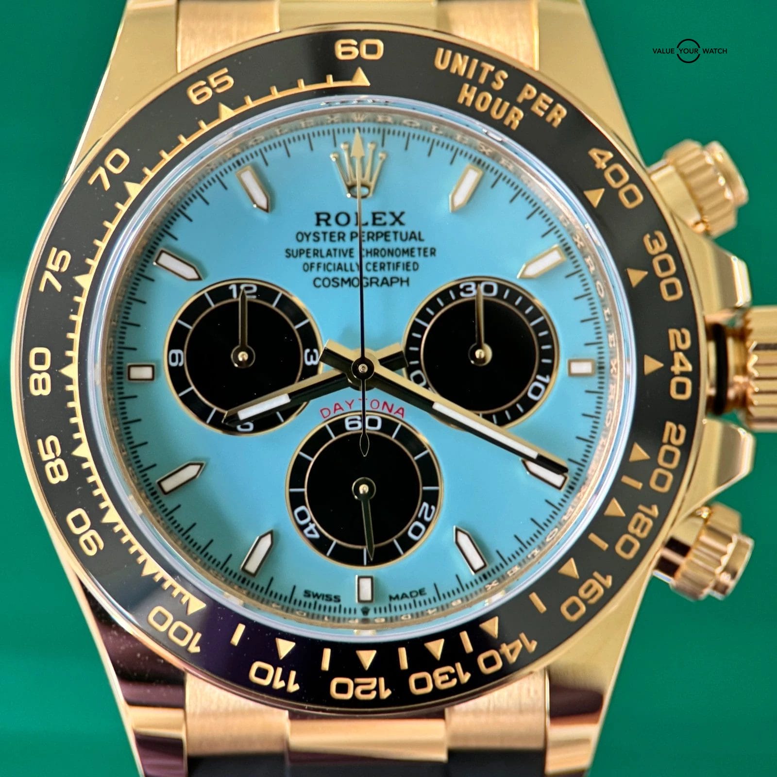 Rolex Daytona 2025 Rare Turquoise "Tiffany" dial - Immaculate Full Set - Image 12