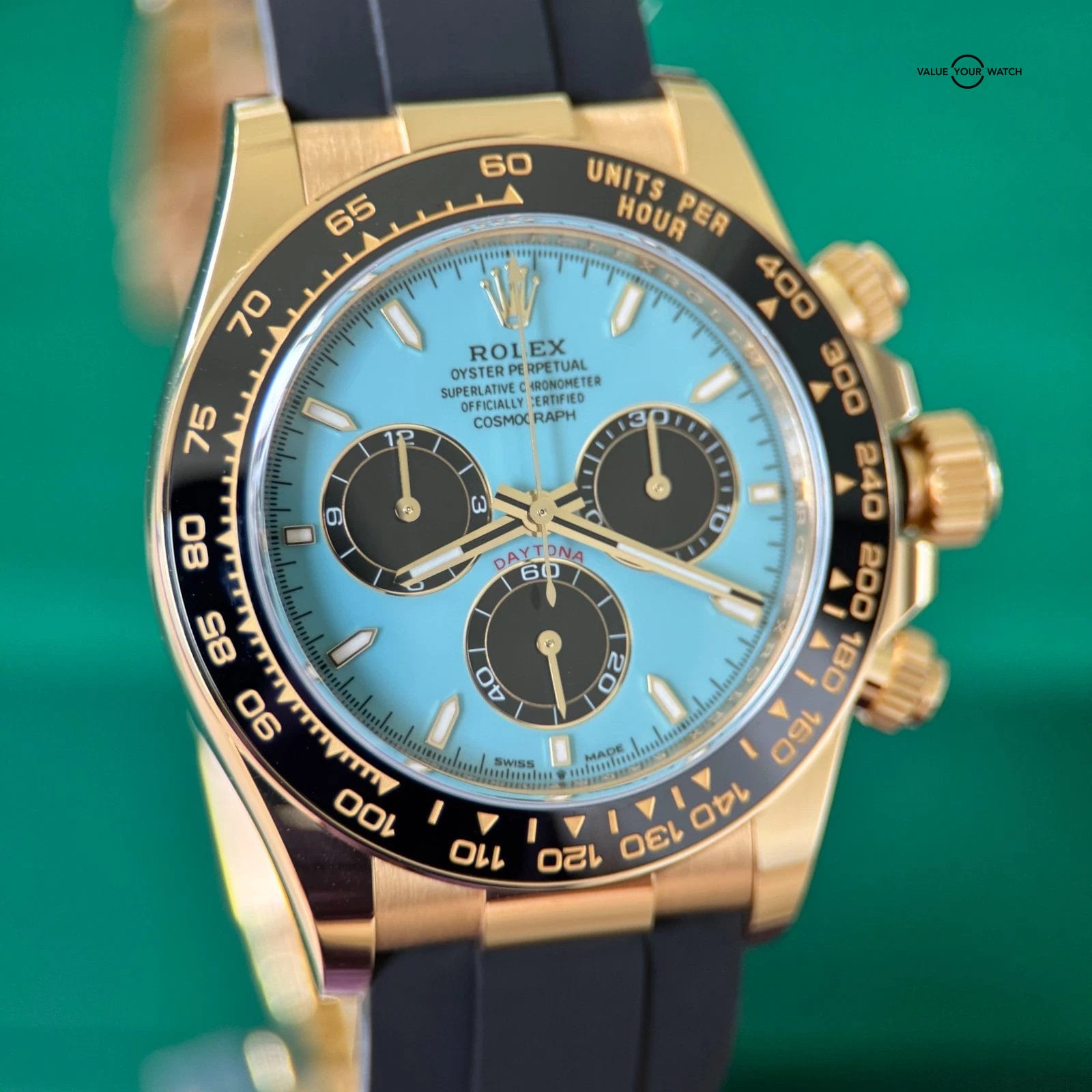 Rolex Daytona 2025 Rare Turquoise "Tiffany" dial - Immaculate Full Set - Image 14