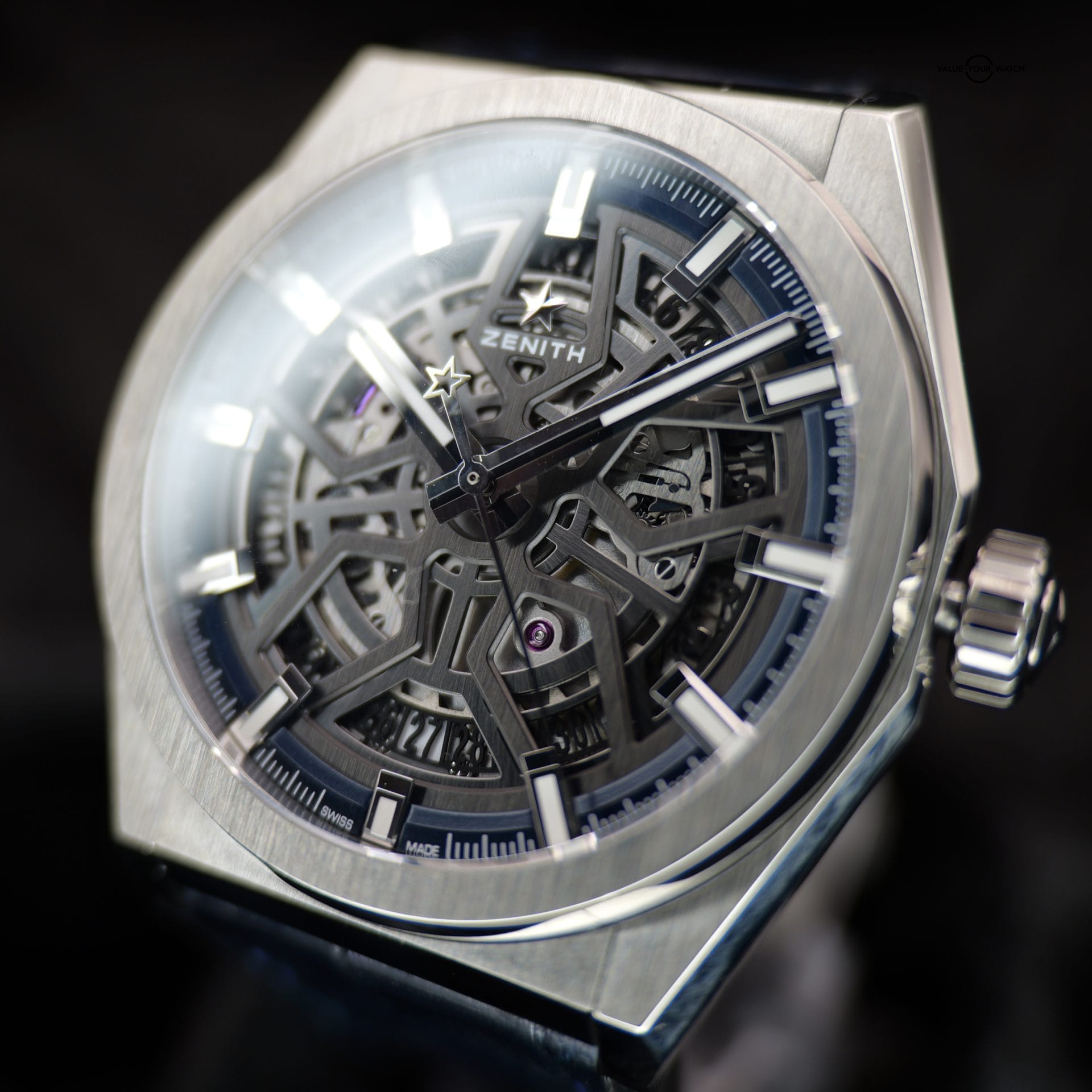 Zenith Defy Classic Titianuim 95.9000.670/78.R584 41MM Skeleton Dial Full Set WARRANTY - Image 3