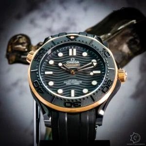 OMEGA Seamaster 300M Black Ceramic Sedna Gold Full Kit B&P – 210.62.44.20.01.001