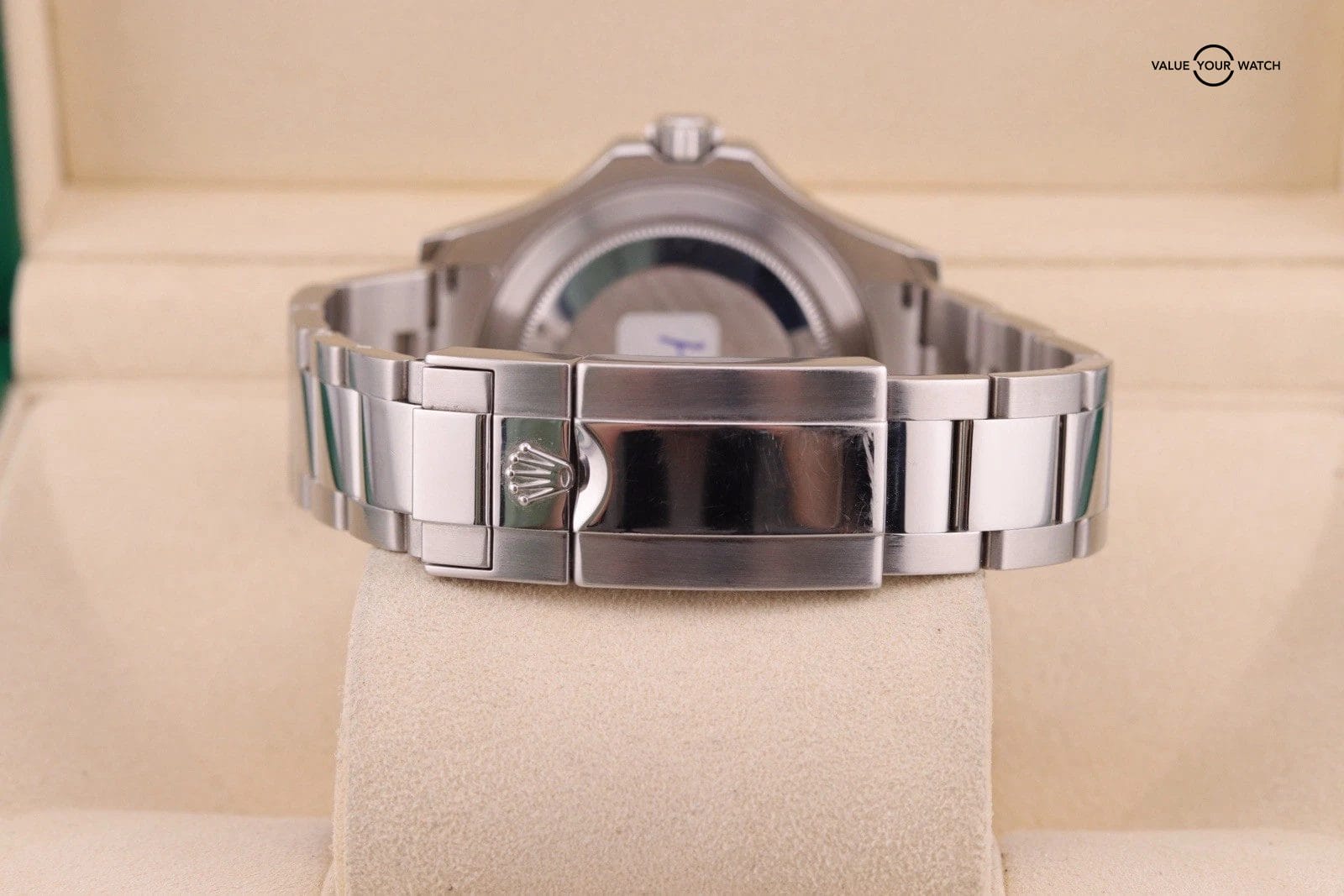 Rolex Yacht-Master 116622 Silver Oyster Bracelet with Silver Bezel - Image 5