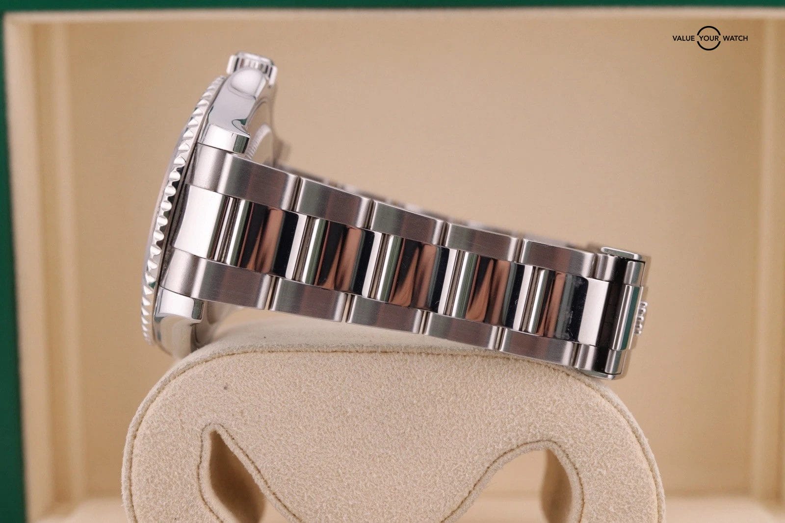 Rolex Yacht-Master 116622 Silver Oyster Bracelet with Silver Bezel - Image 6