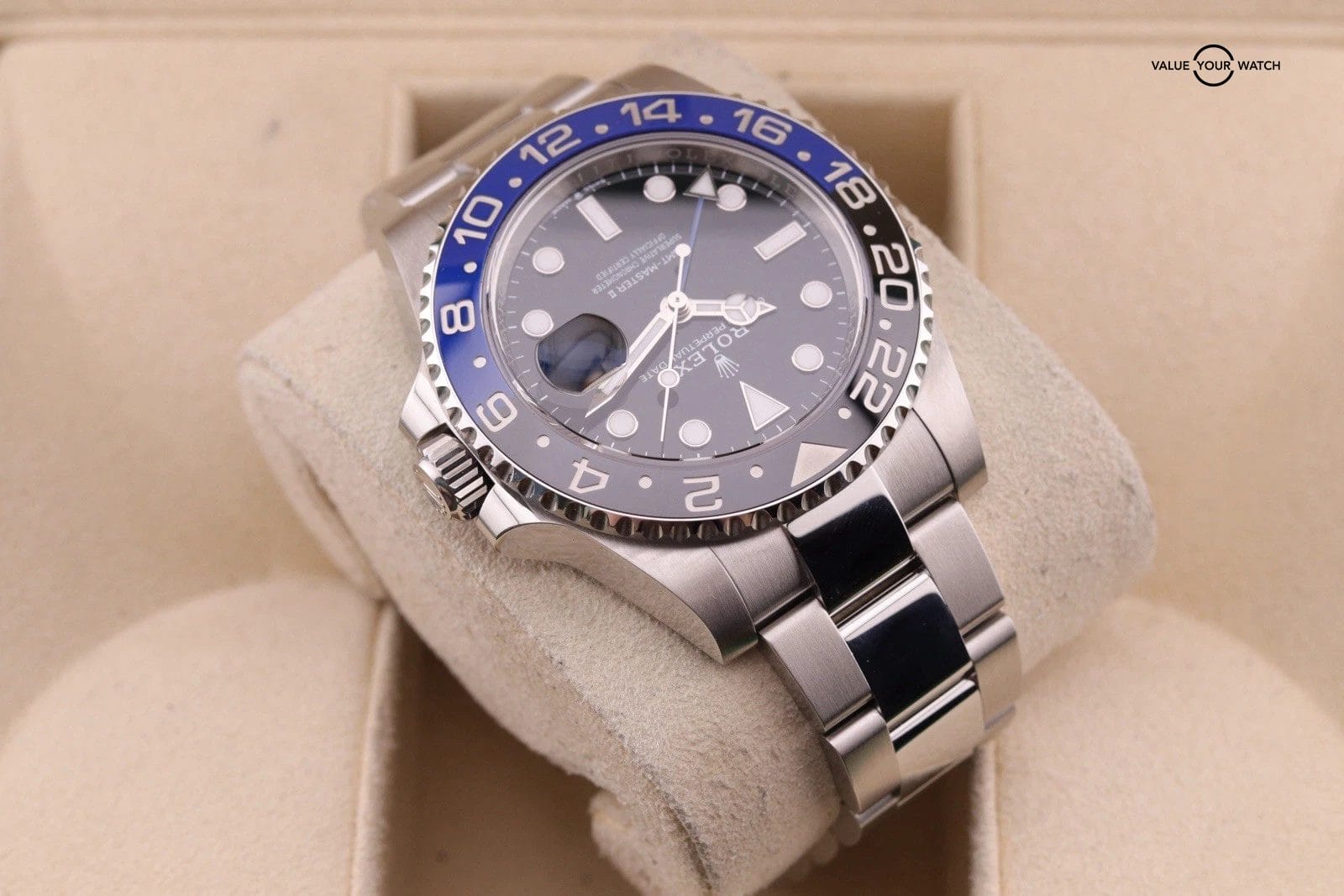 Rolex GMT-Master II 126710BLNR Silver Oyster Bracelet with Blue and Black Bezel - Image 9