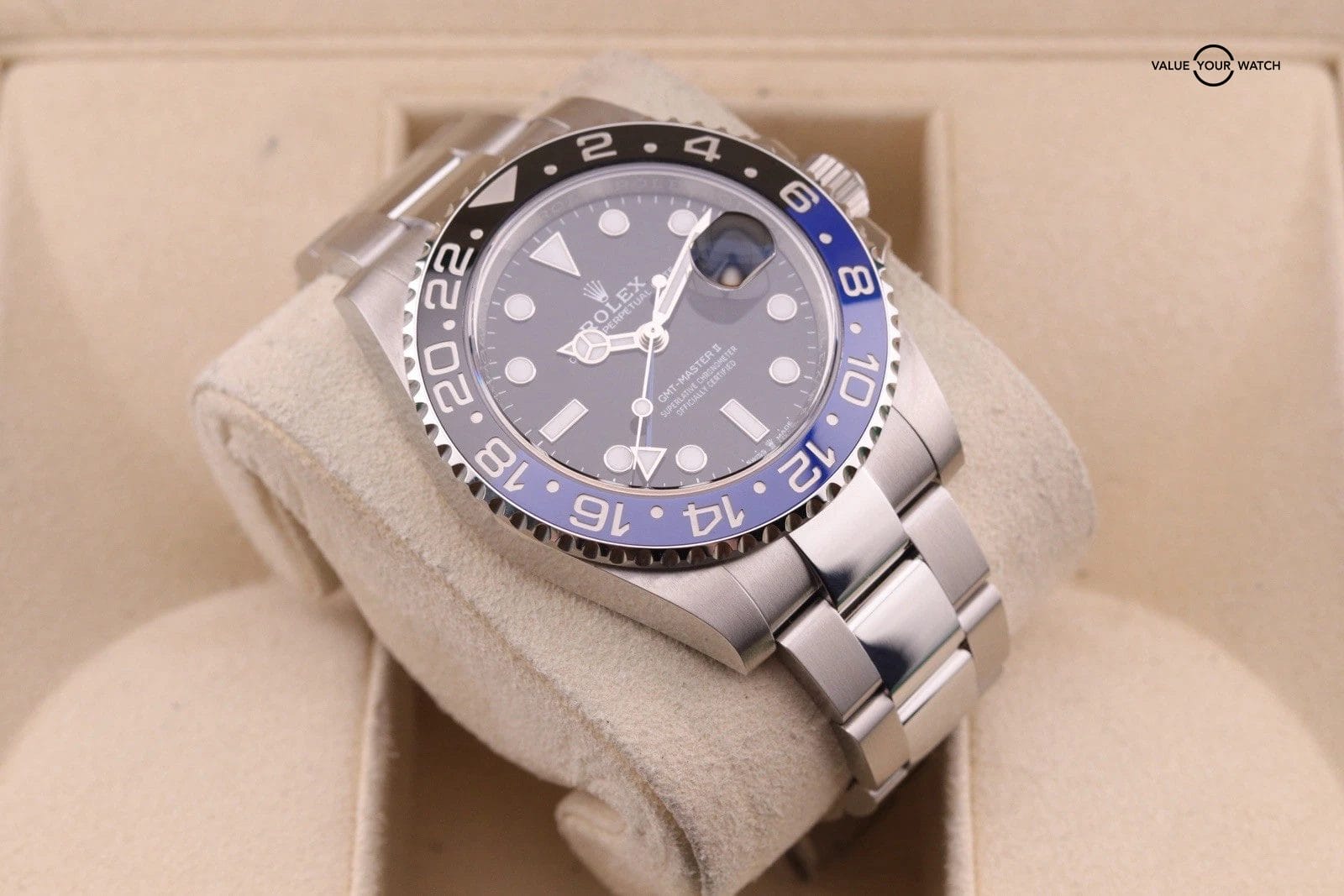 Rolex GMT-Master II 126710BLNR Silver Oyster Bracelet with Blue and Black Bezel - Image 11