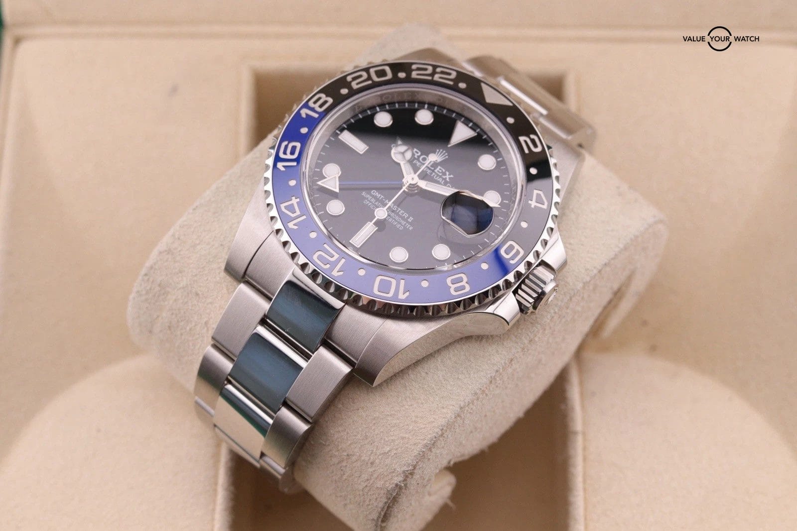 Rolex GMT-Master II 126710BLNR Silver Oyster Bracelet with Blue and Black Bezel - Image 12