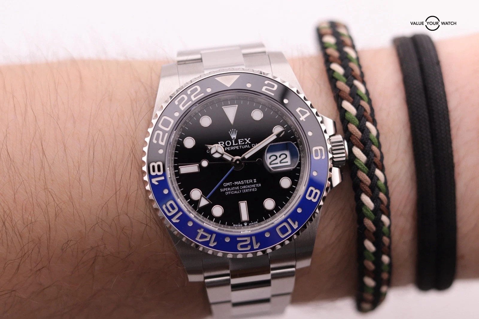 Rolex GMT-Master II 126710BLNR Silver Oyster Bracelet with Blue and Black Bezel - Image 14