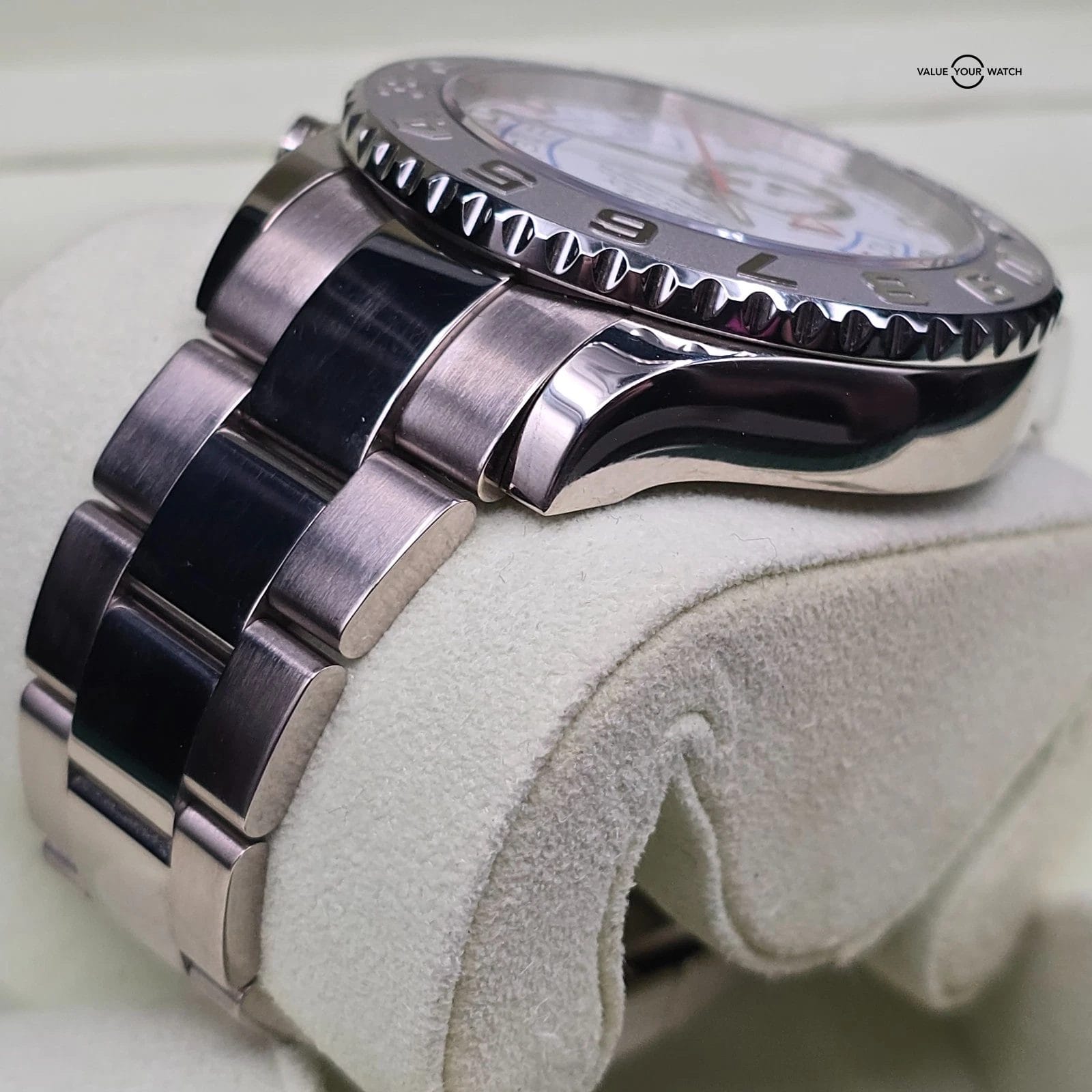 Rolex Yachtmaster II in White Gold and platinum, 44mm with box and warranty card - Image 6