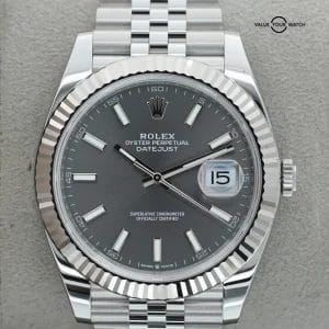 2025 Rolex Datejust 41mm 126334 Slate Gray Dial 18K White Gold Stainless Steel
