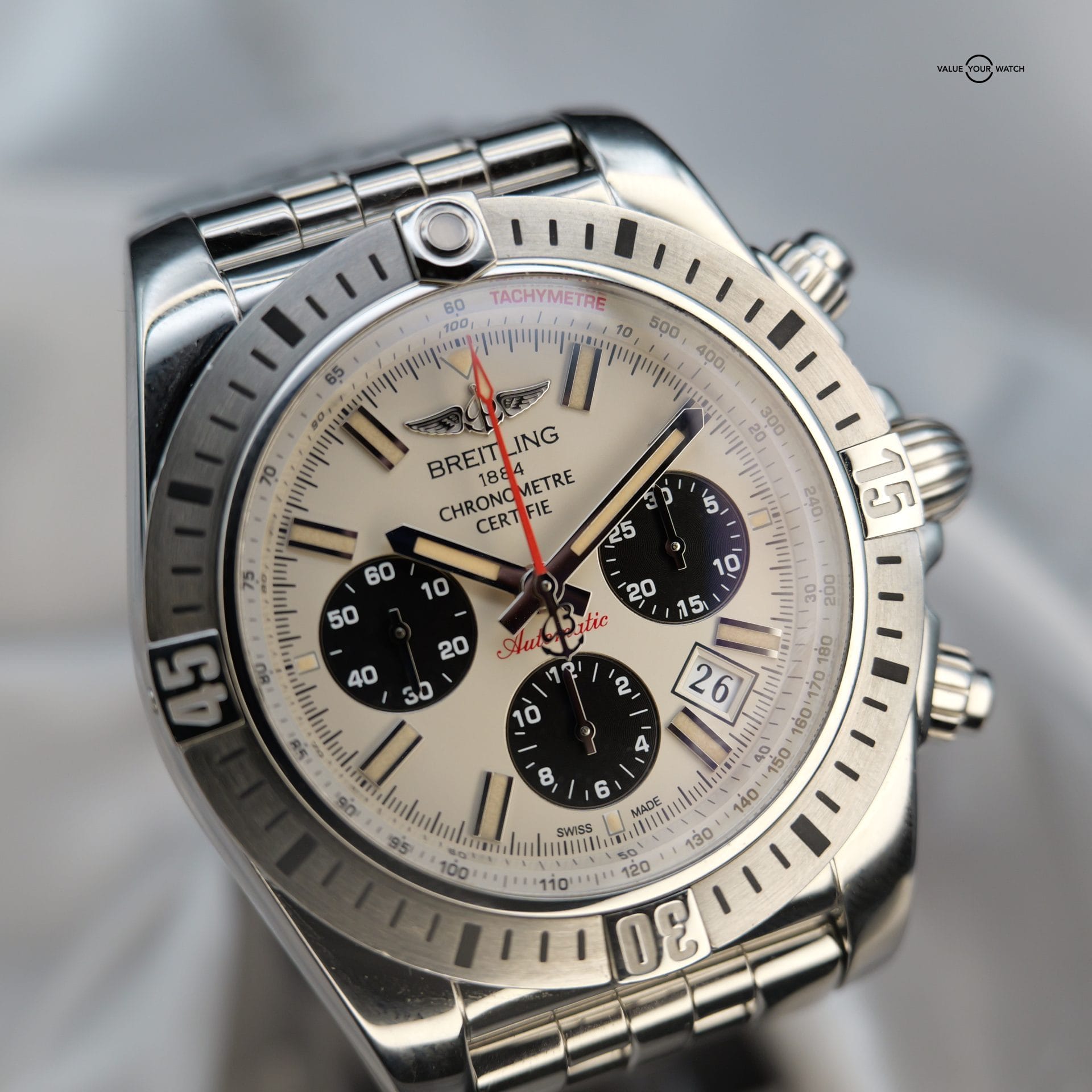 Breitling Chronomat Airborne AB01154 44MM Panda Dial WARRANTY - Image 2