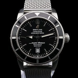 Breitling Superocean A17320 Heritage 46mm Steel Bracelet & Extra Strap, Full Set