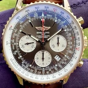🔥 Breitling Navitimer GOLD B01 Chronograph Automatic 43mm RB012012/Q606 🔥