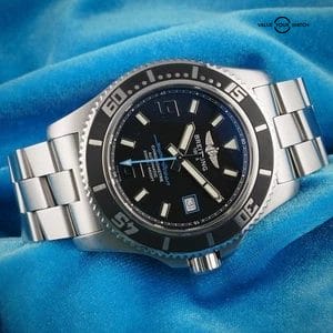 Breitling Superocean 44mm A17391 -Steel Bracelet & Extra OEM Strap & Buckle, Box - Image 2