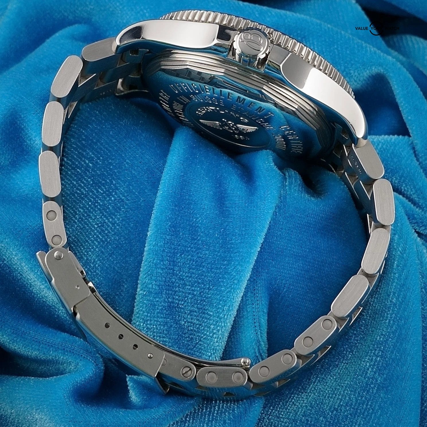 Breitling Superocean 44mm A17391 -Steel Bracelet & Extra OEM Strap & Buckle, Box - Image 3