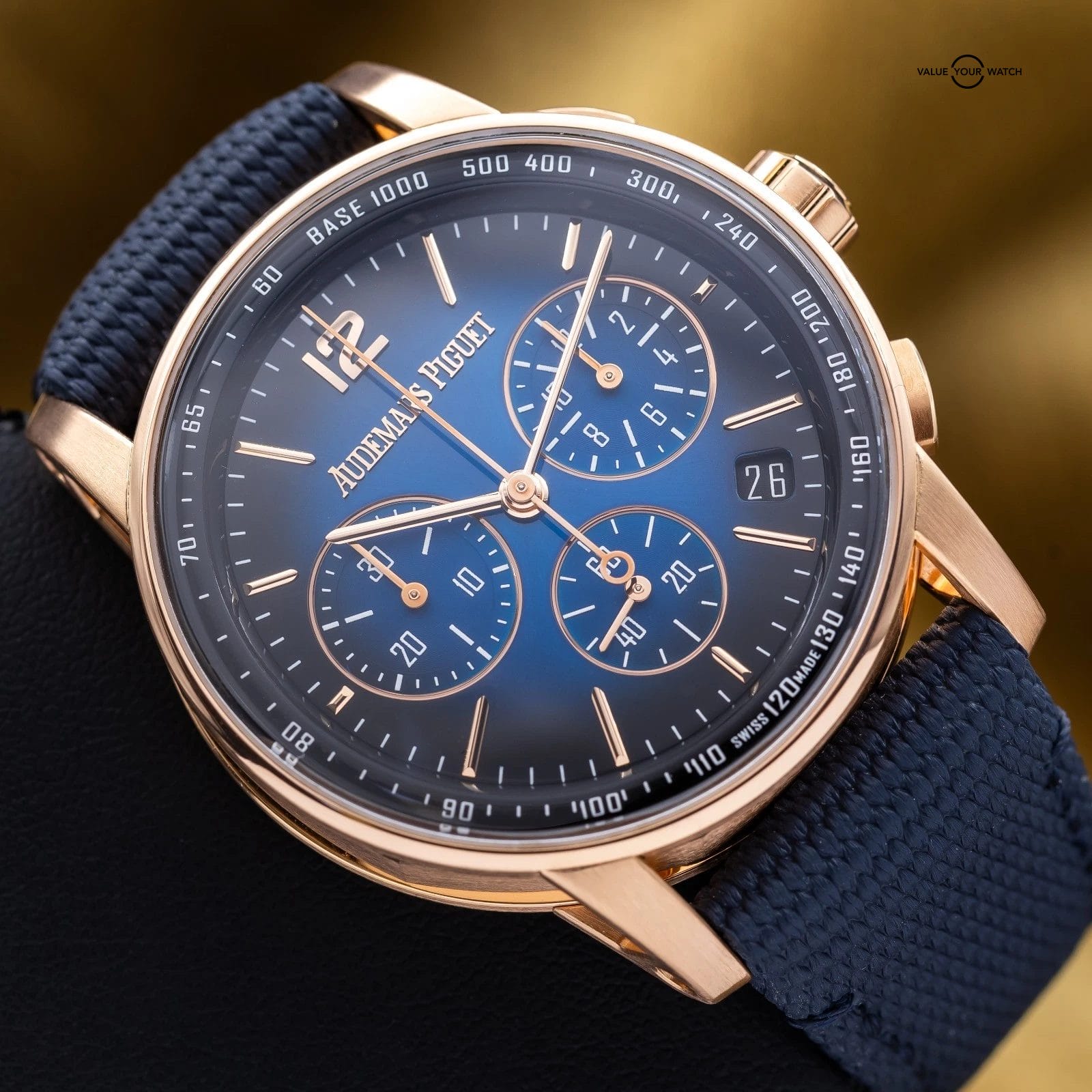 2023 Audemars Piguet Code 11.59 41mm Rose Gold Smoked Blue 26393OR - Full Set - Image 2