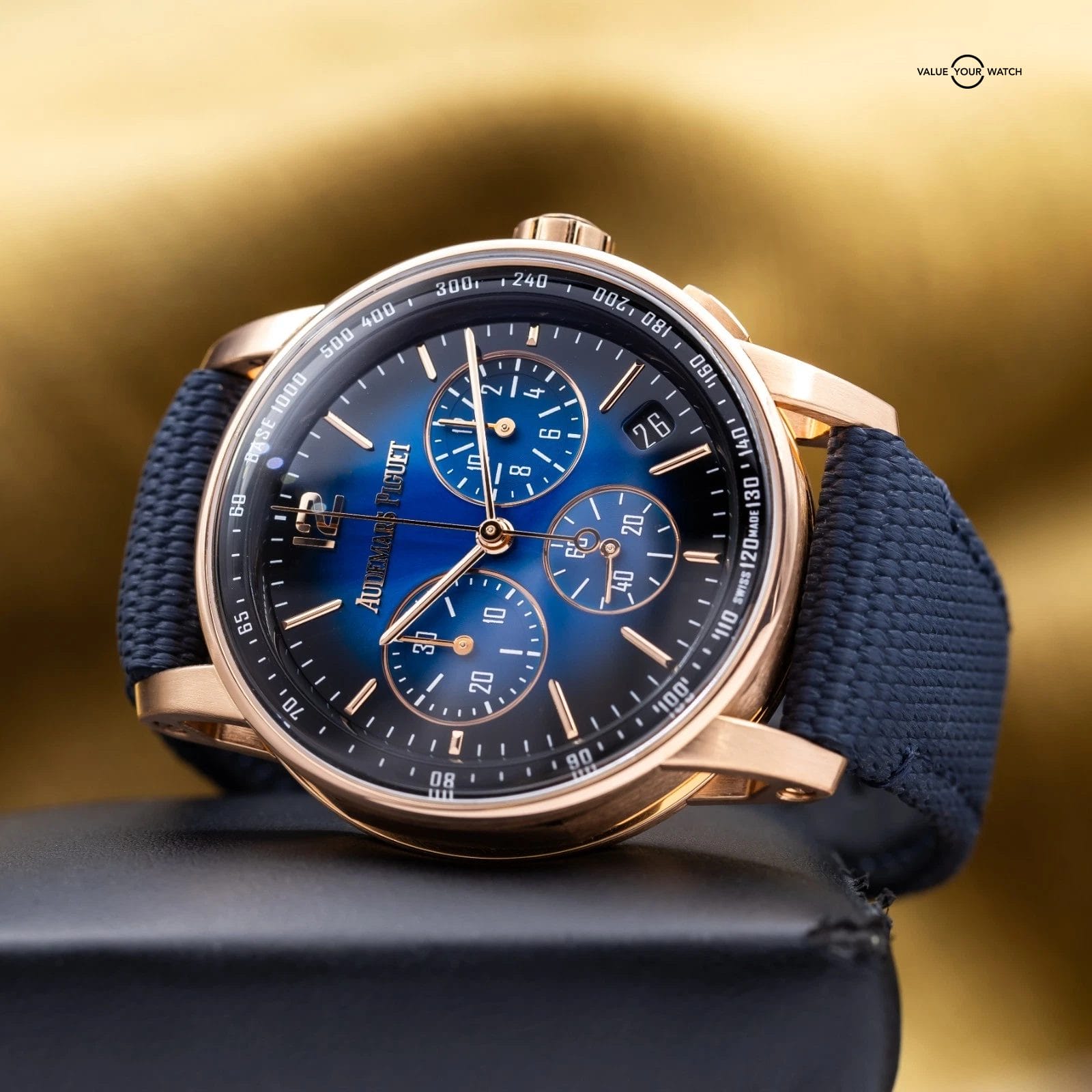 2023 Audemars Piguet Code 11.59 41mm Rose Gold Smoked Blue 26393OR - Full Set - Image 5