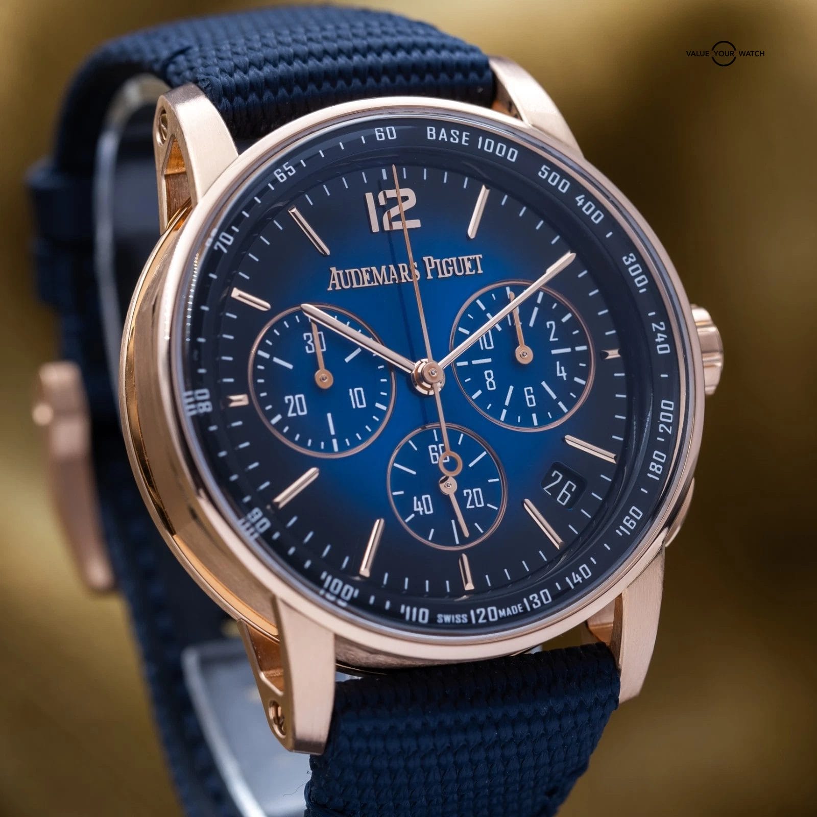 2023 Audemars Piguet Code 11.59 41mm Rose Gold Smoked Blue 26393OR - Full Set - Image 18