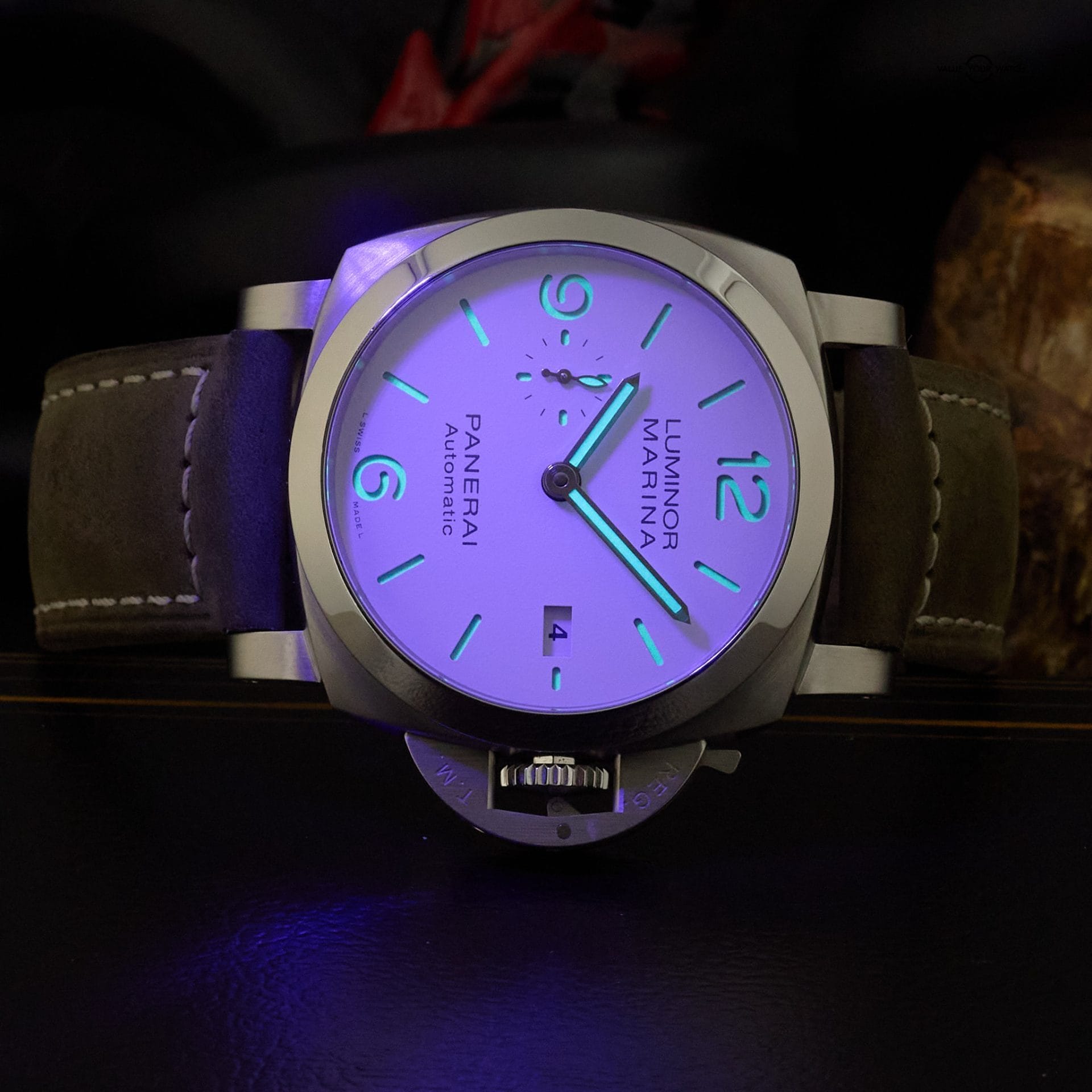 Panerai Luminor Marina PAM01314 - 44mm White Dial Steel w/ Box and Papers - Image 12