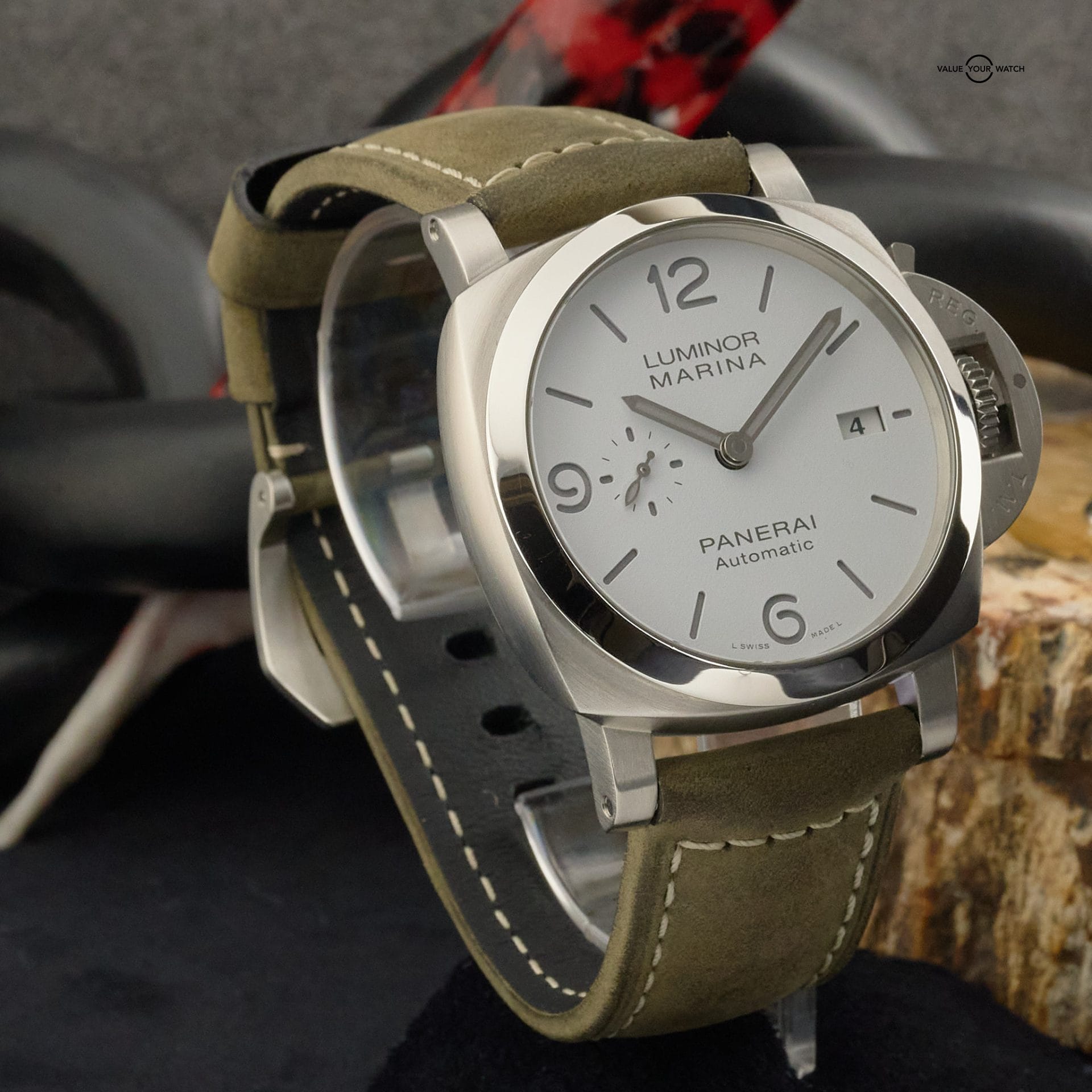 Panerai Luminor Marina PAM01314 - 44mm White Dial Steel w/ Box and Papers - Image 15